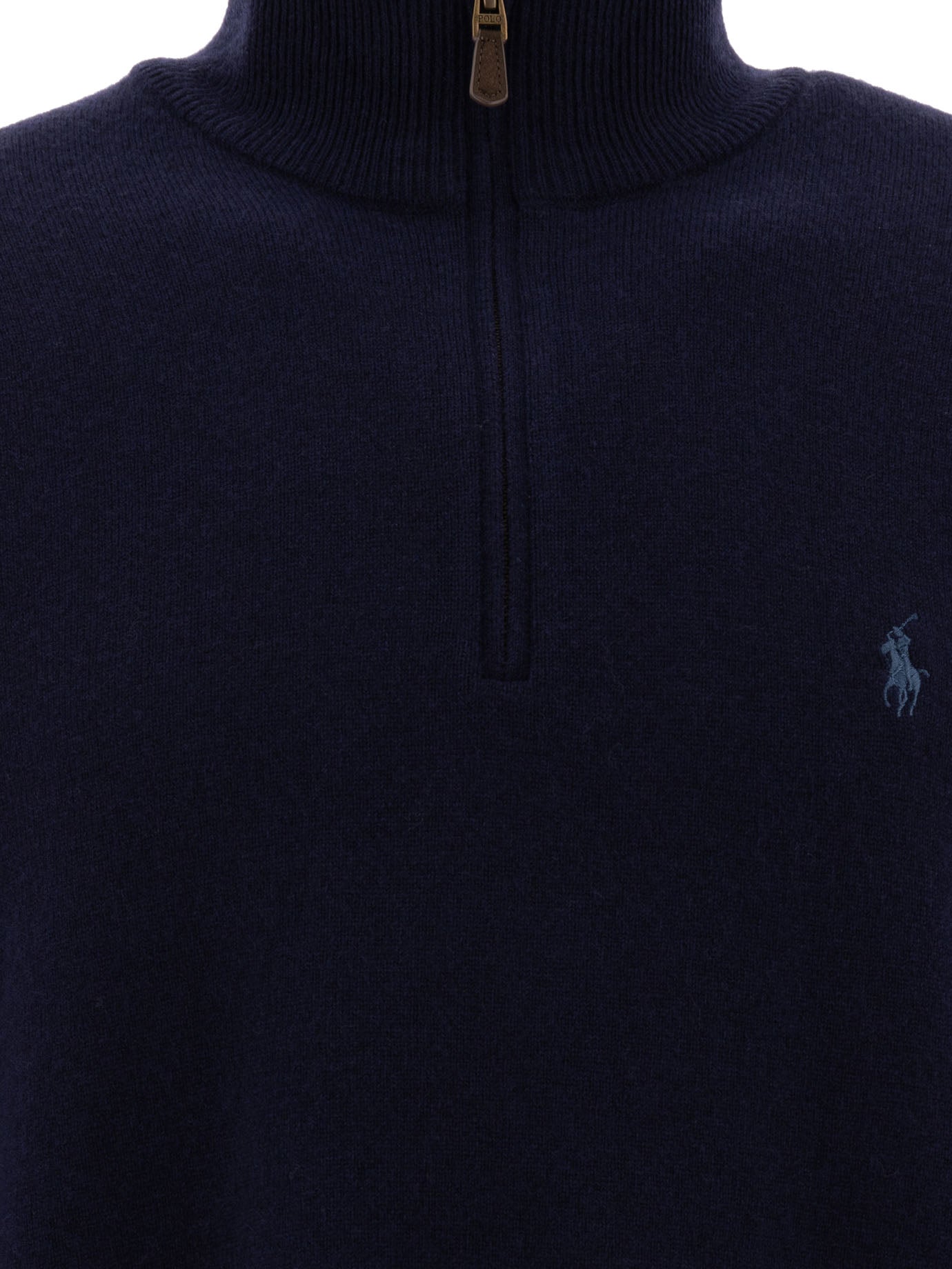 POLO RALPH LAUREN Wool Half-Zip Sweater for Men - Regular Fit
