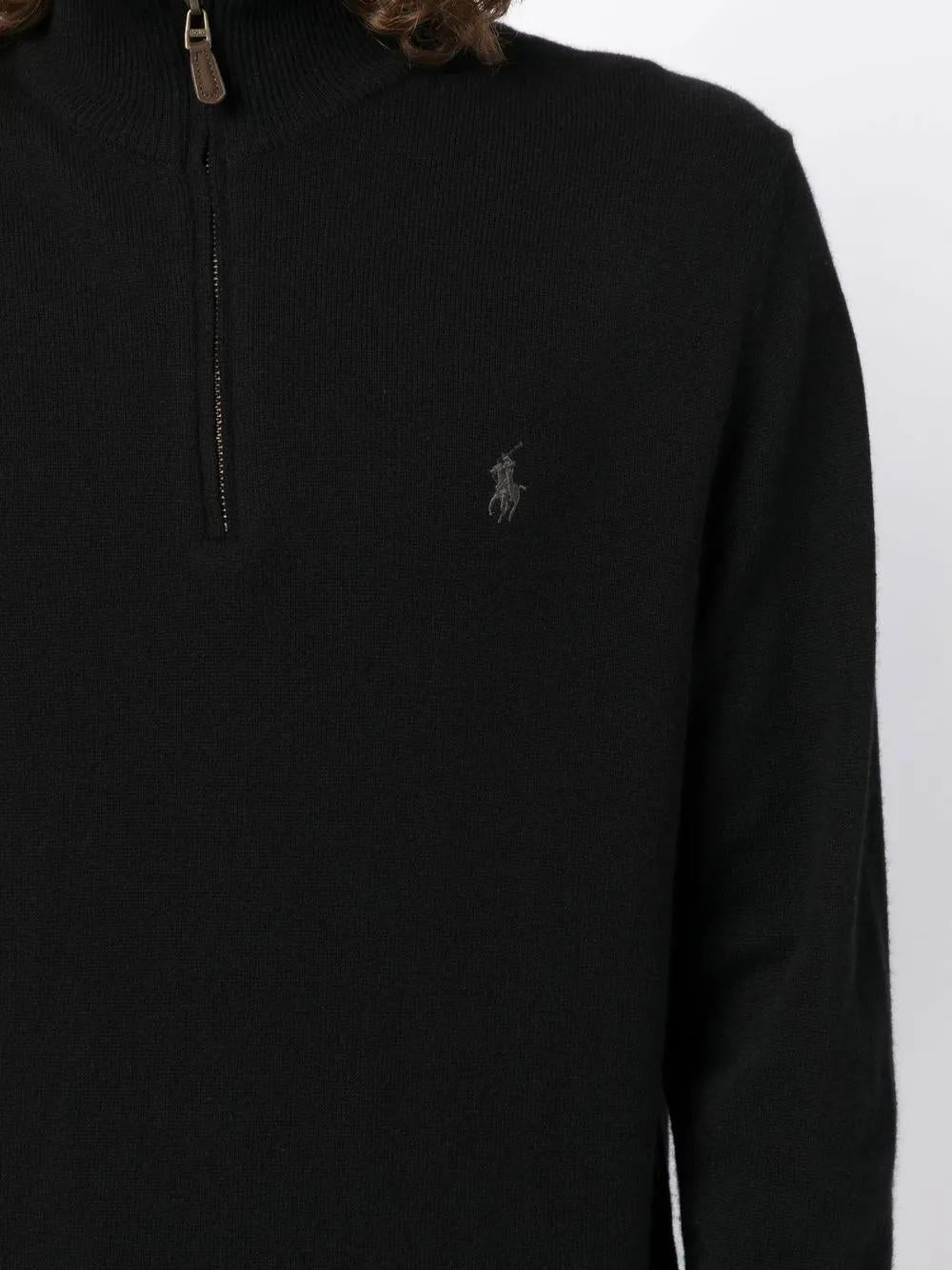 POLO RALPH LAUREN Men's Wool Half Zip Pullover