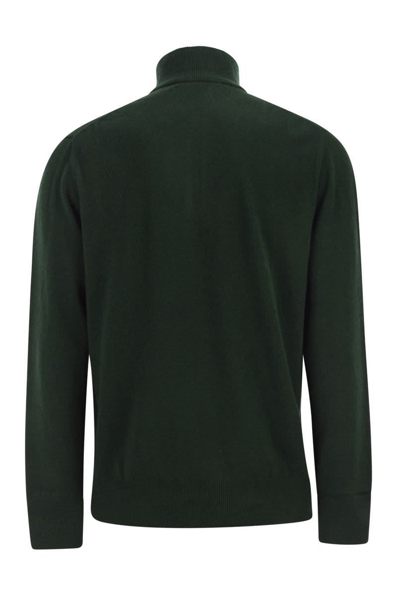 POLO RALPH LAUREN Men's Wool Pullover with Half Zip