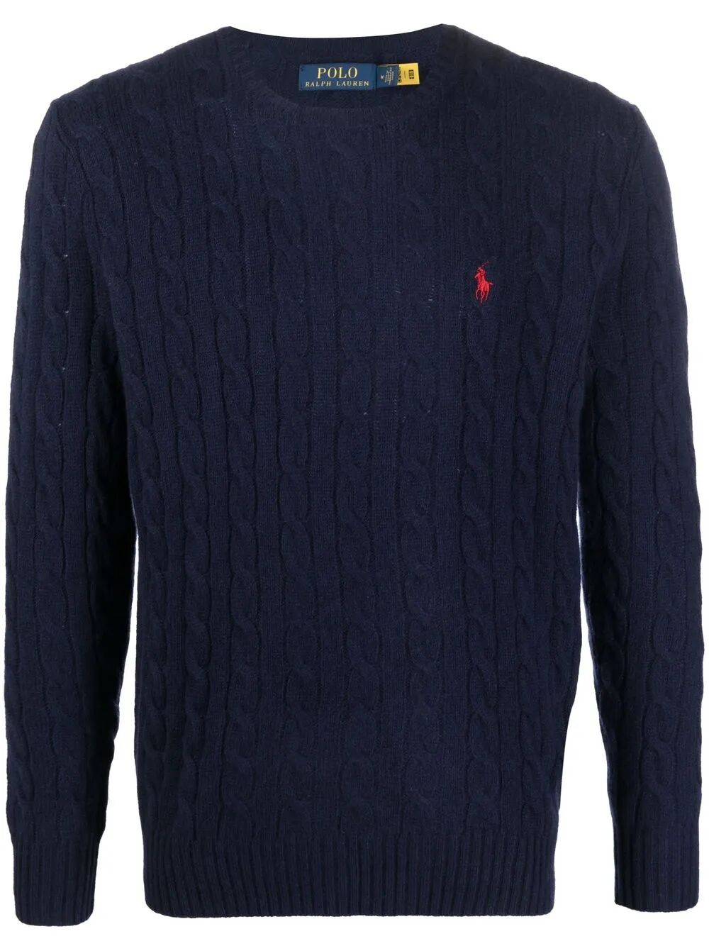 POLO RALPH LAUREN Men's Long Sleeve Pullover - 100% Wool & Cashmere Blend