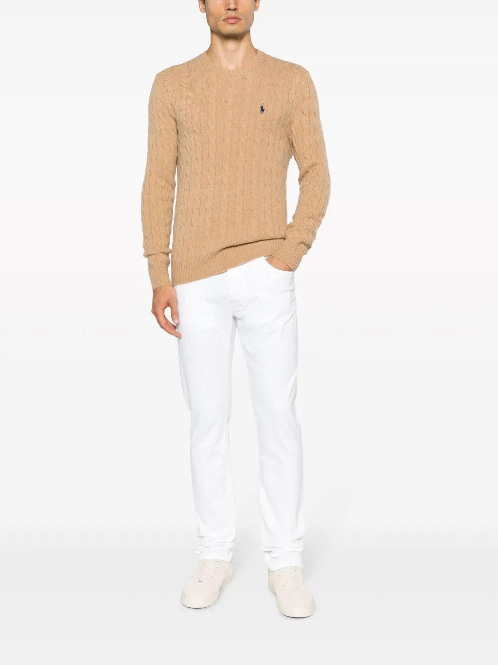 POLO RALPH LAUREN Long Sleeve Cashmere Blend Pullover for Men