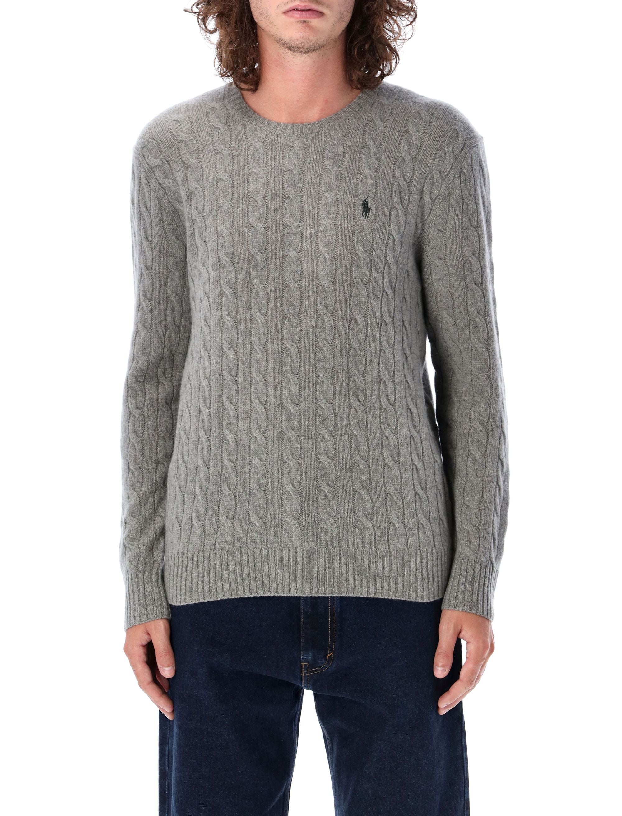 POLO RALPH LAUREN Men's Cable Knit Sweater - Size L