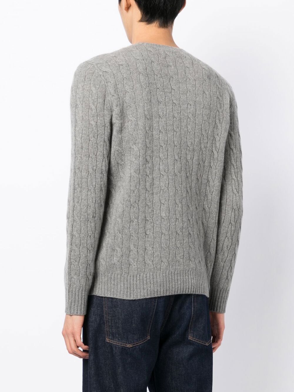 POLO RALPH LAUREN Men's Cable Knit Sweater - Size L