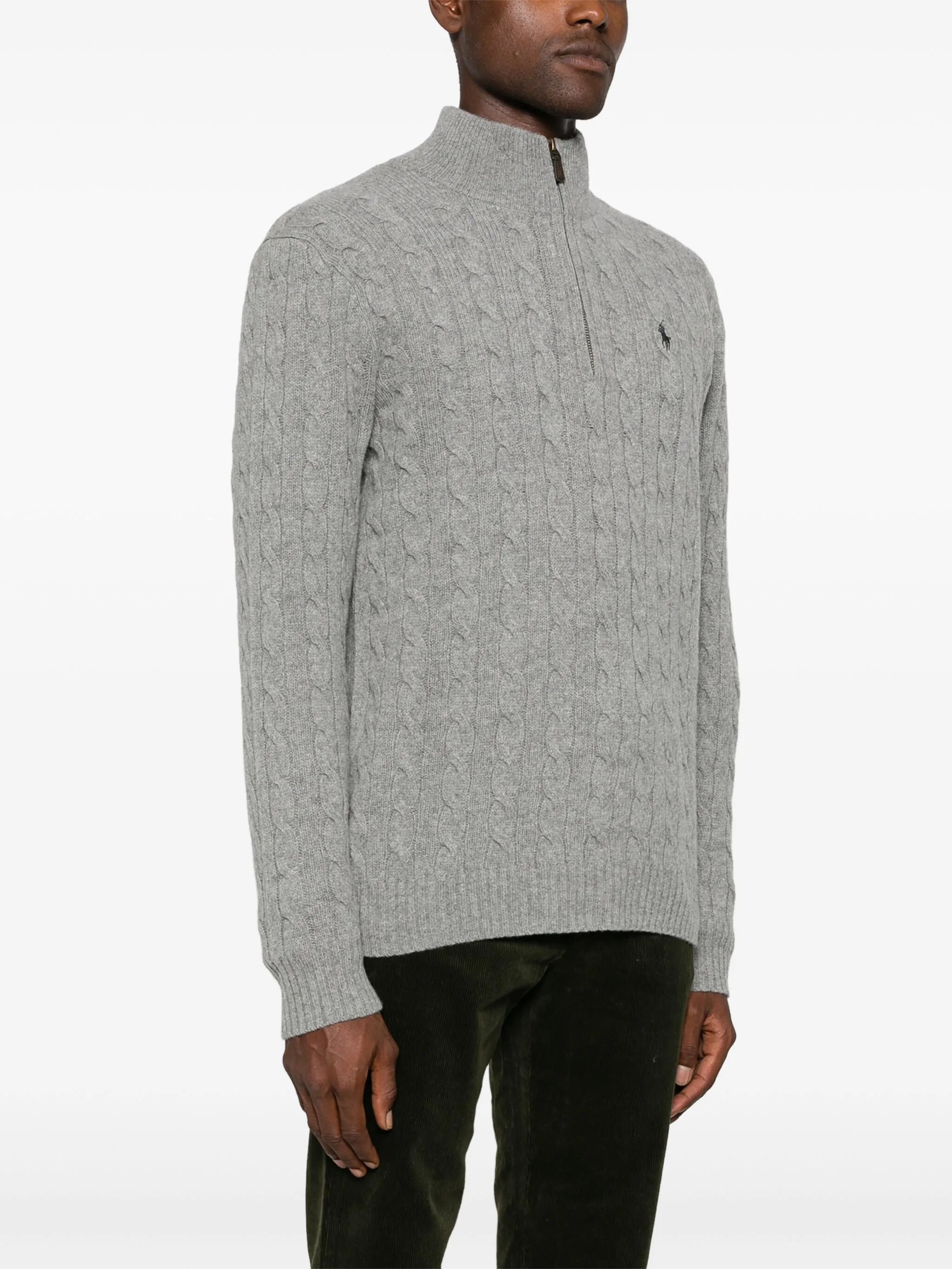 POLO RALPH LAUREN Cable-Knit Wool-Cashmere Jumper - Regular Fit