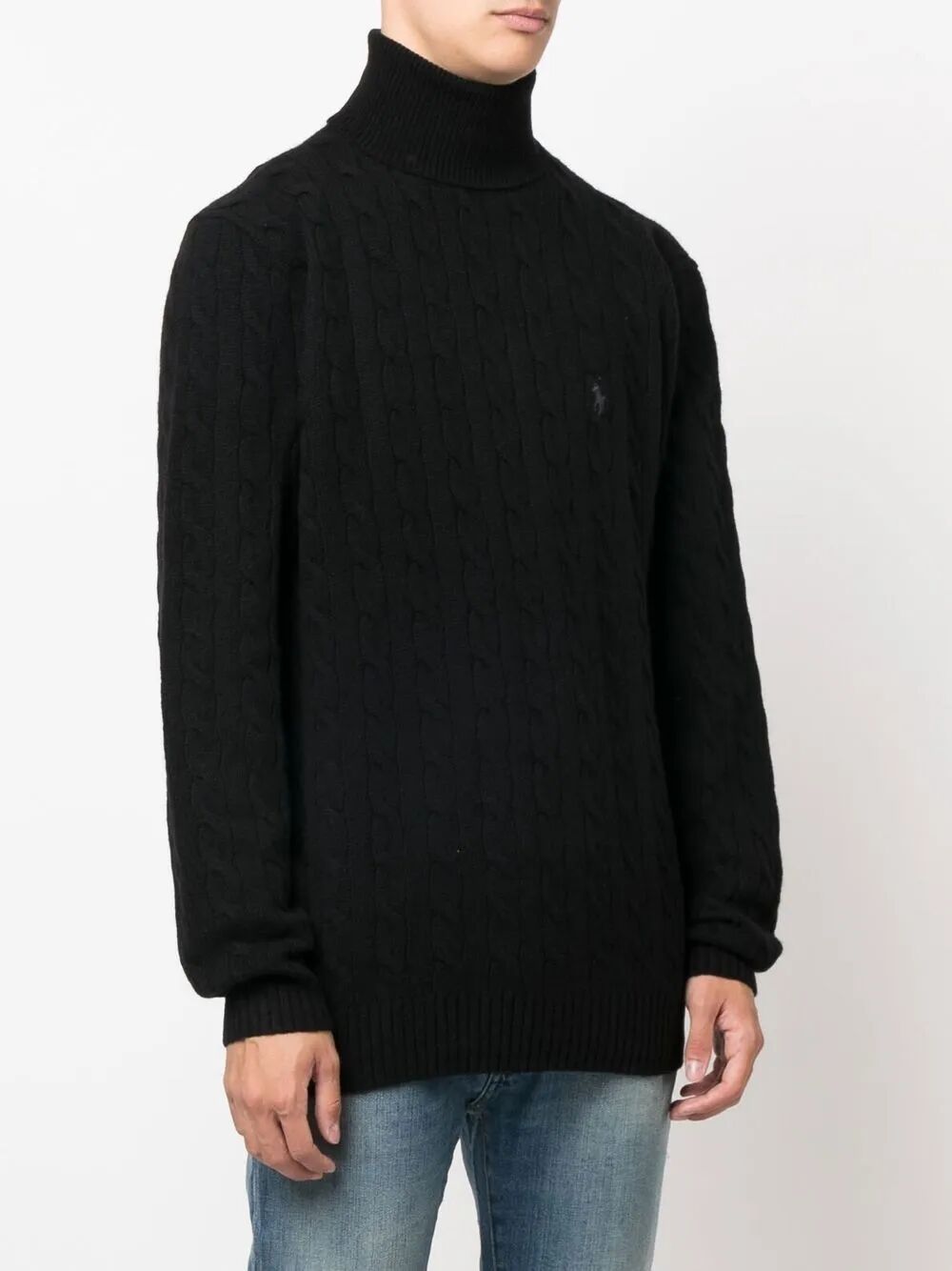 POLO RALPH LAUREN Men's Long Sleeve Wool-Cashmere Pullover