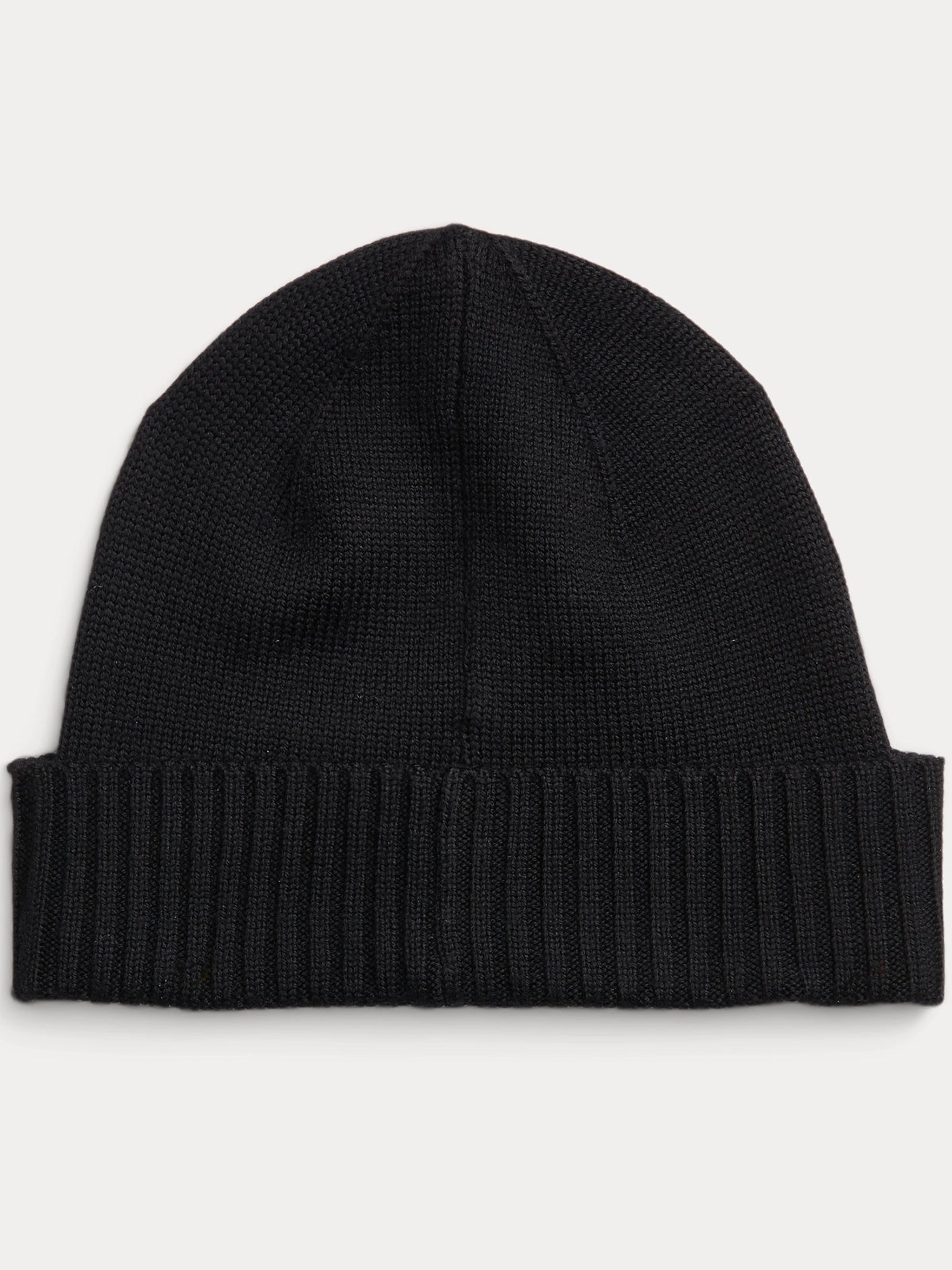 POLO RALPH LAUREN Classic Knit Beanie with Embroidered Pony