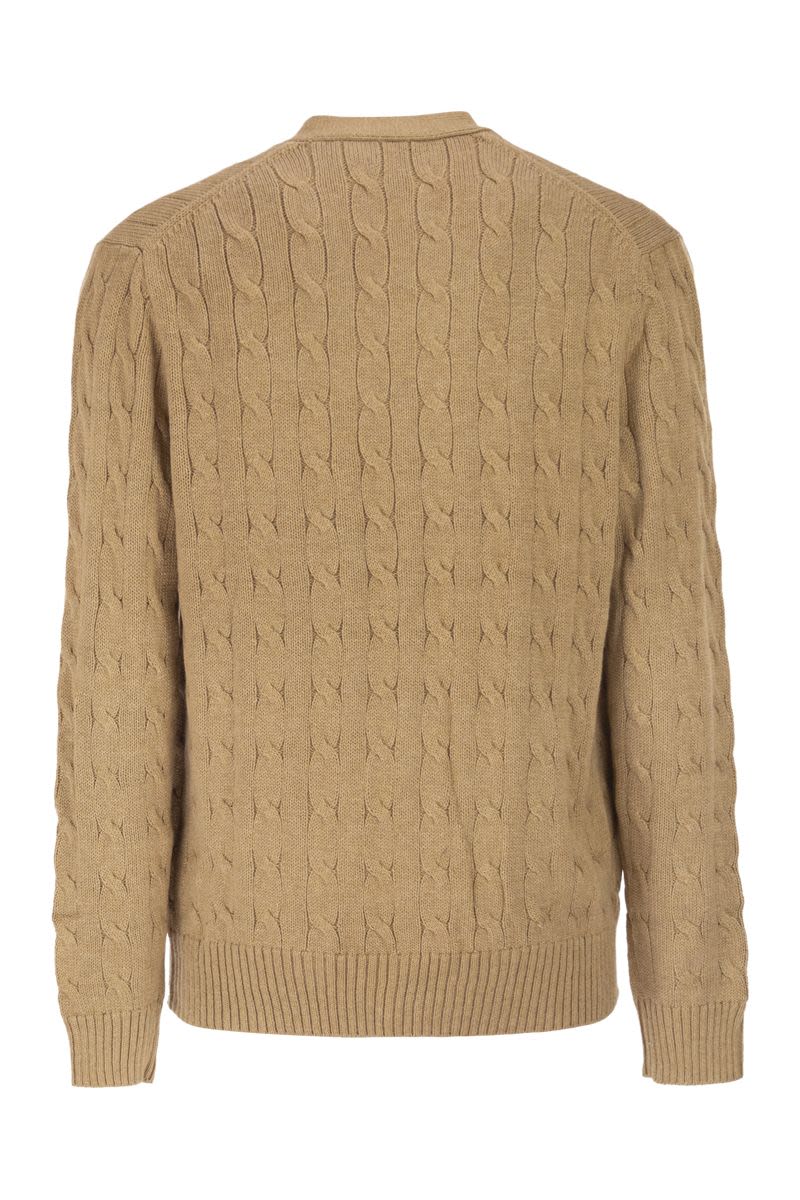 POLO RALPH LAUREN Cable Knit Cardigan for Men - V-Neck