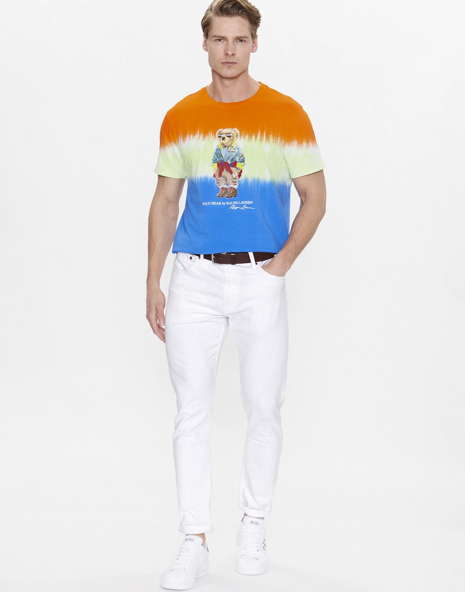 POLO RALPH LAUREN Polo Bear Tie Dye T-Shirt - Short Sleeve Men’s Apparel