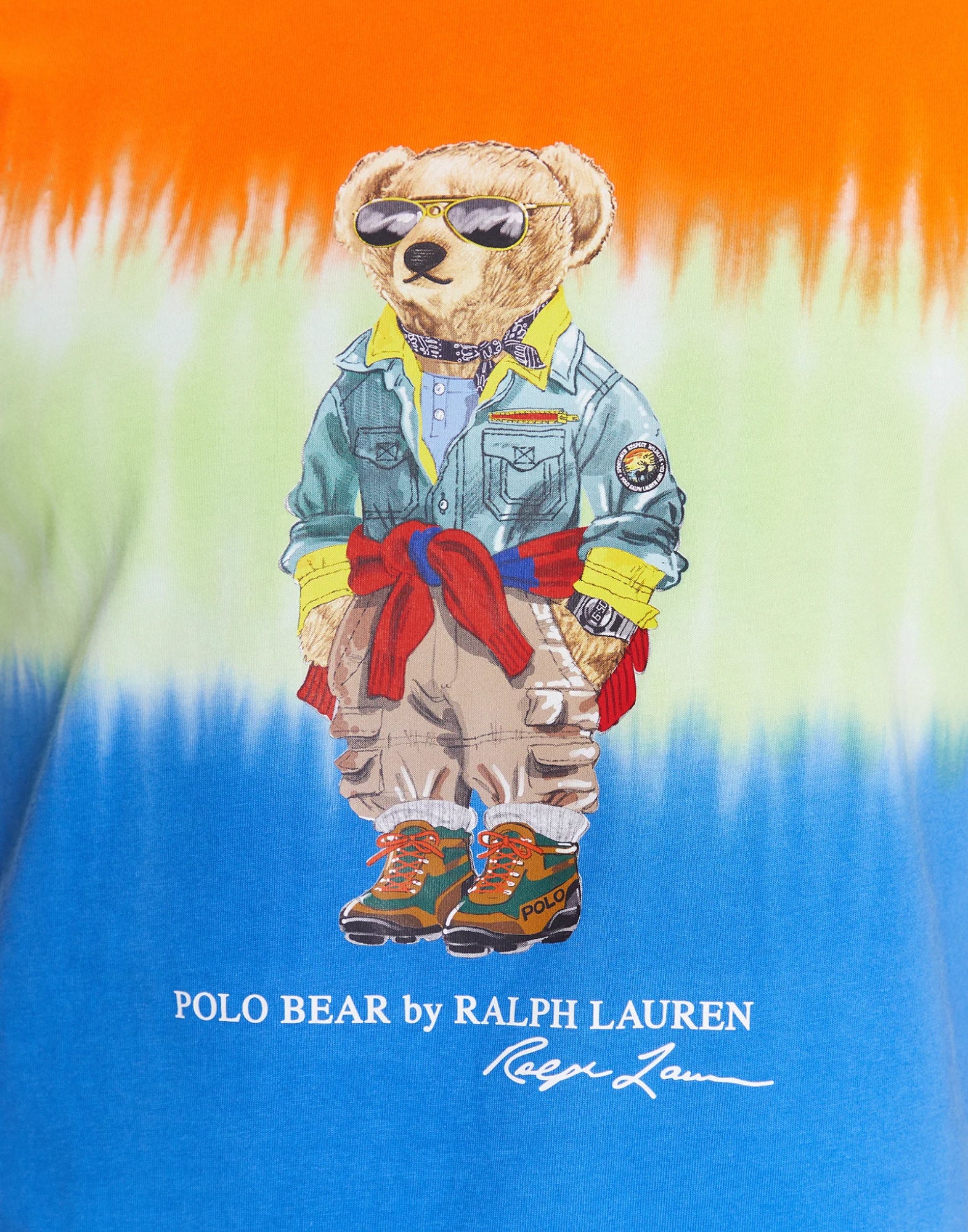POLO RALPH LAUREN Polo Bear Tie Dye T-Shirt - Short Sleeve Men’s Apparel