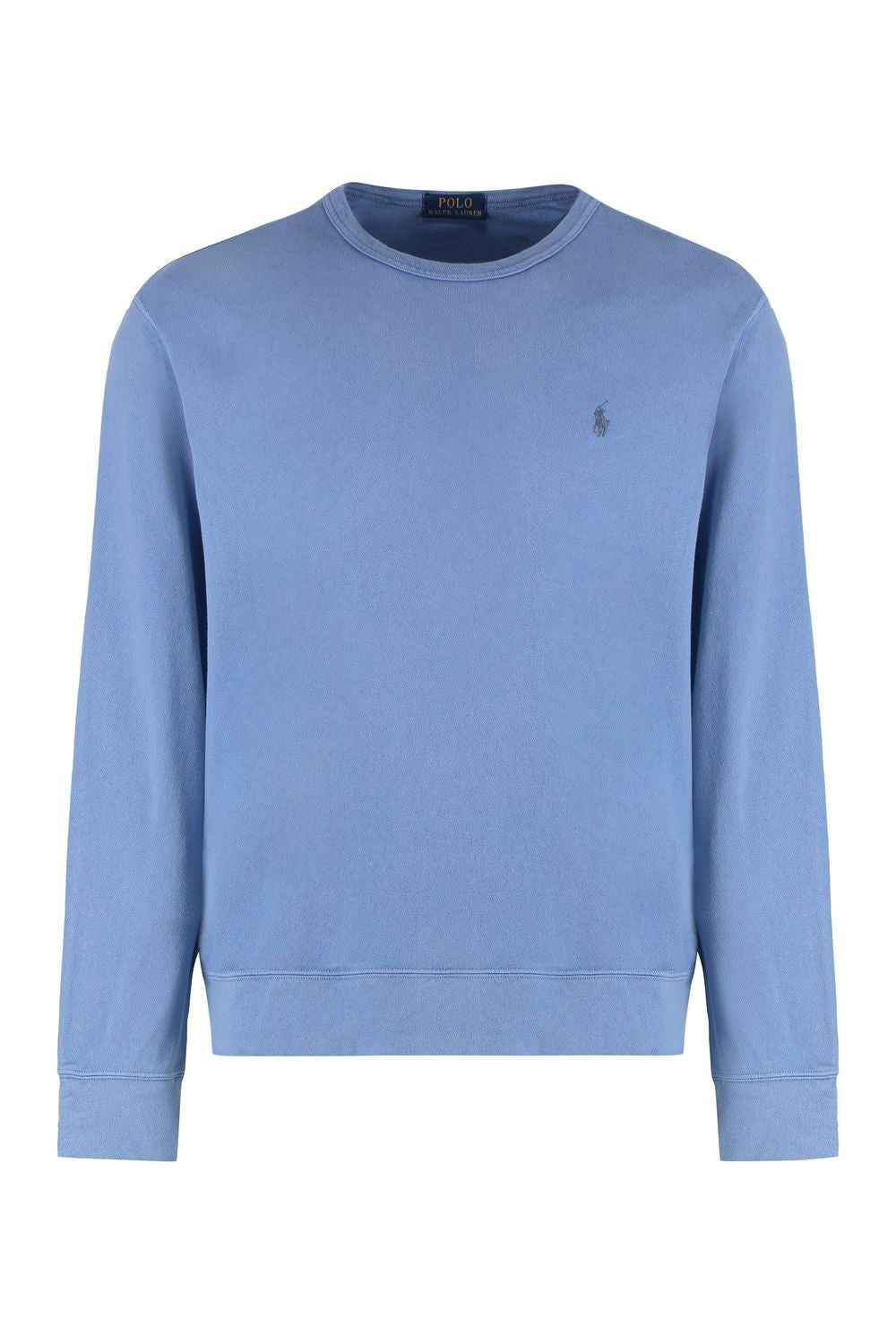 POLO RALPH LAUREN Men's Long Sleeve Cotton T-Shirt with Embroidered Logo