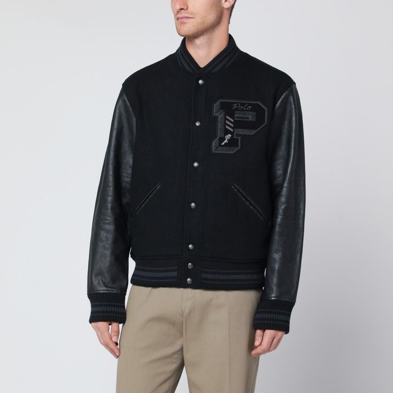 POLO RALPH LAUREN Wool Blend Letterman Jacket for Men