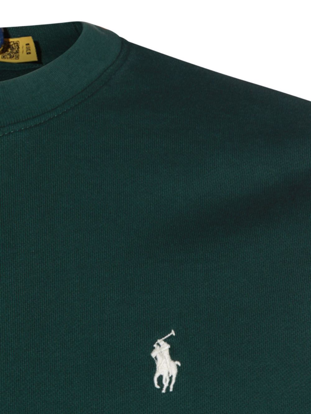 POLO RALPH LAUREN Loopback Fleece Sweatshirt - Crewneck, Long Sleeves, Size M