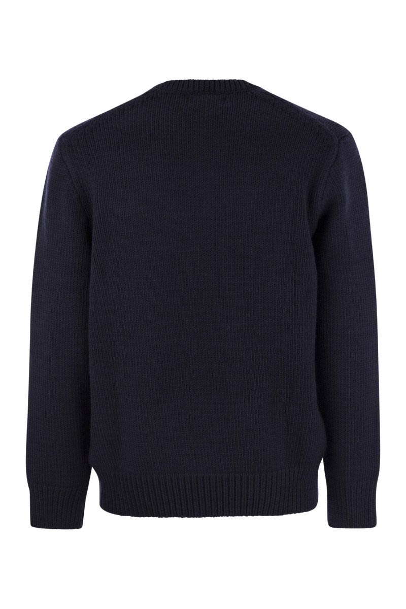POLO RALPH LAUREN Chunky Knit Wool Inlay Sweater - Men's