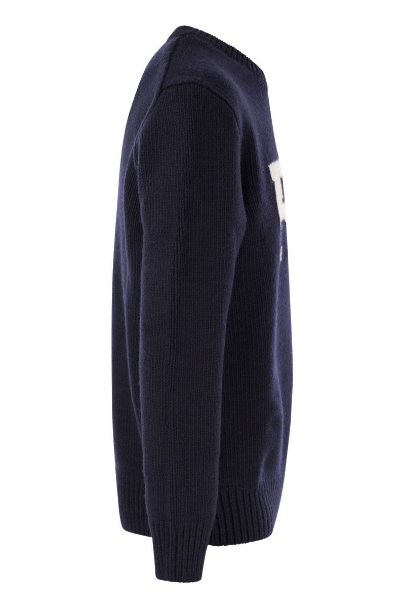 POLO RALPH LAUREN Chunky Knit Wool Inlay Sweater - Men's