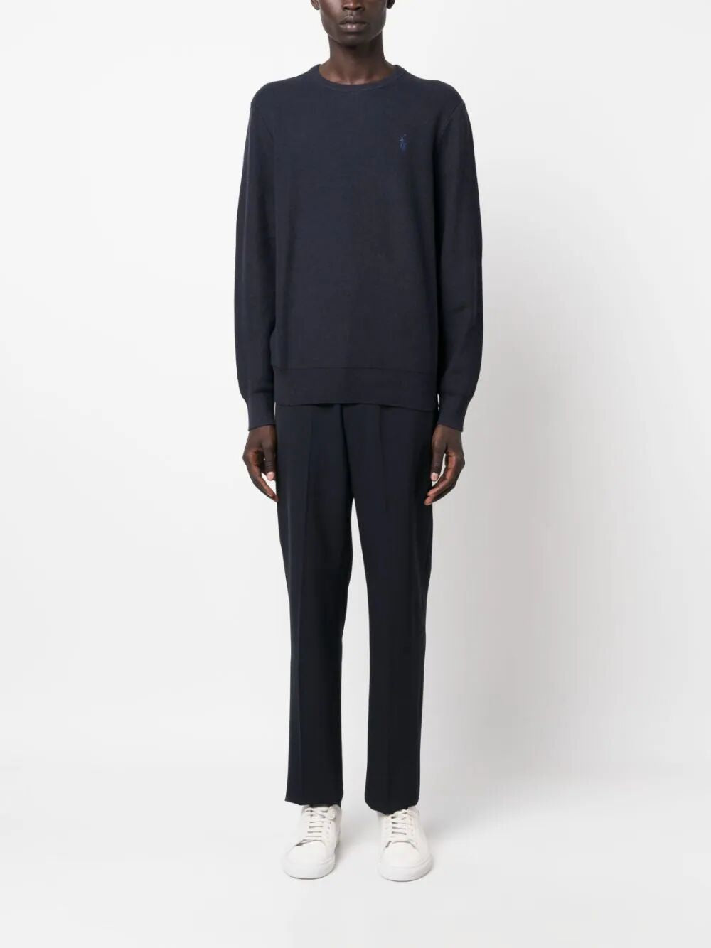 POLO RALPH LAUREN Classic Crewneck Logo Sweater for Men