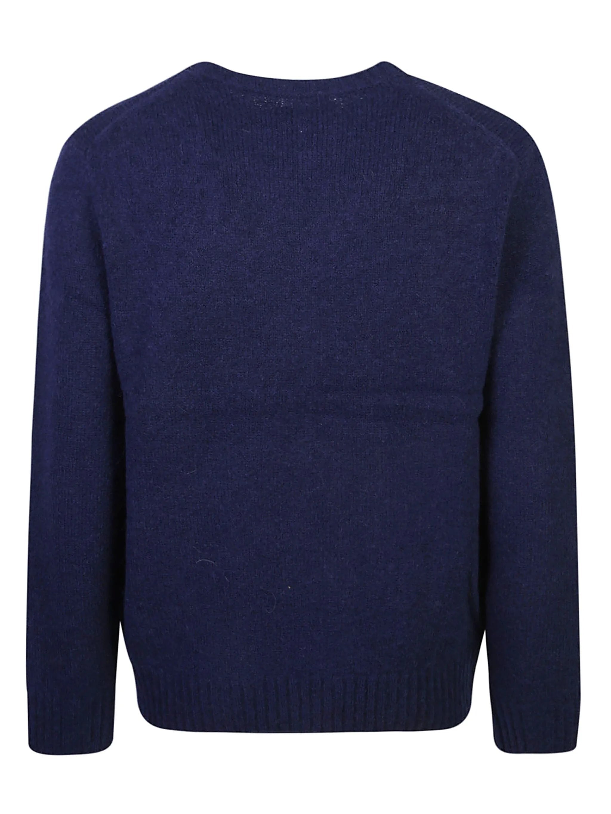 POLO RALPH LAUREN Men's Crew Neck Wool-Blend Jumper - Size L