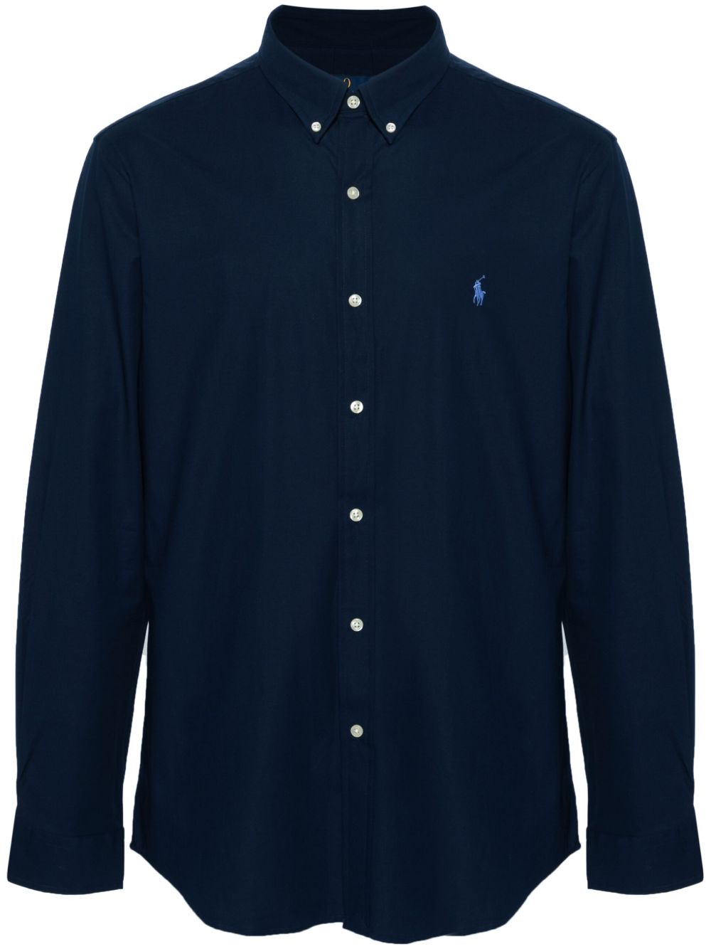 RALPH LAUREN Stretch-Cotton Embroidered Shirt for Men