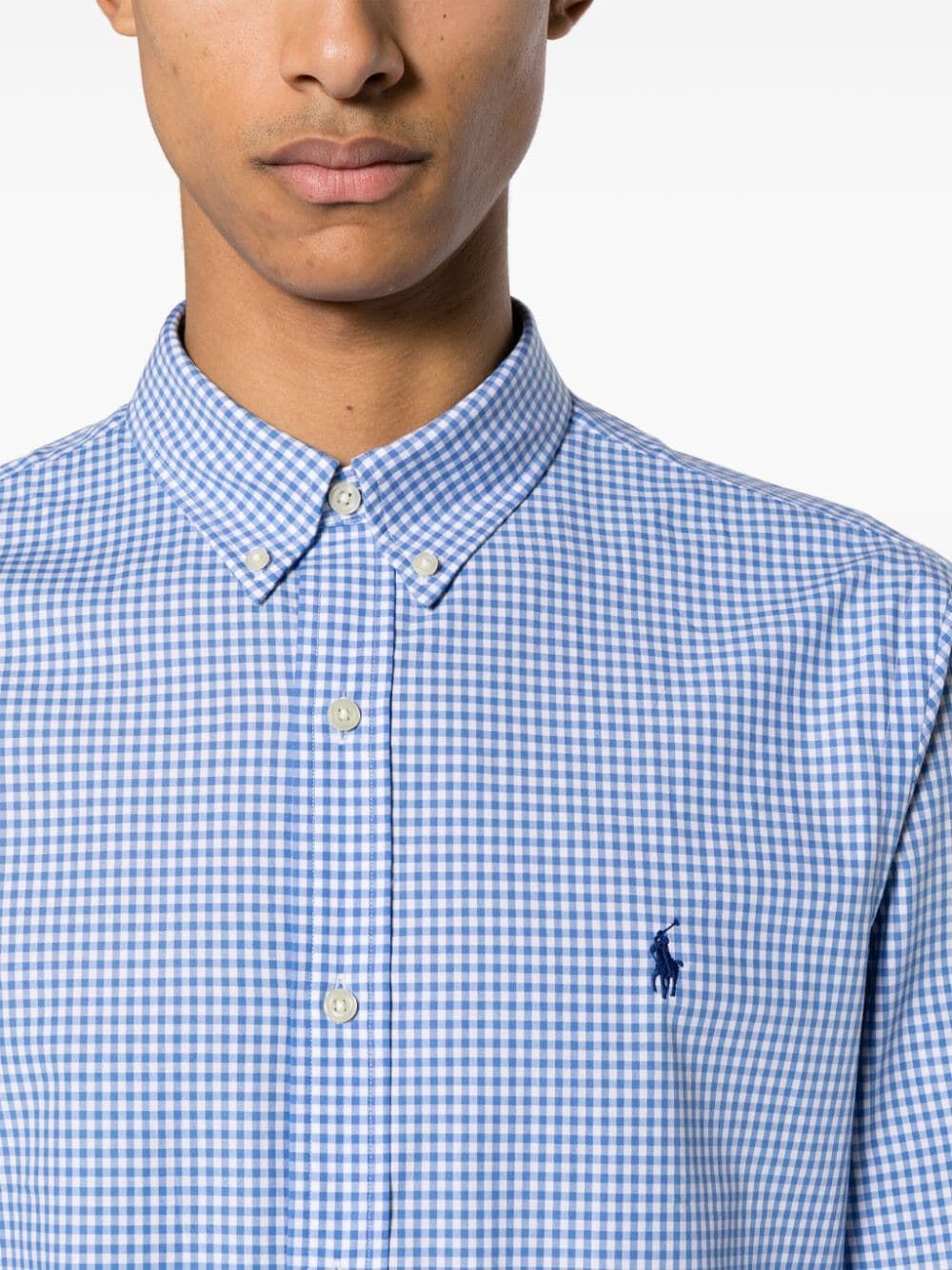 POLO RALPH LAUREN Slim Fit Mini Striped Shirt