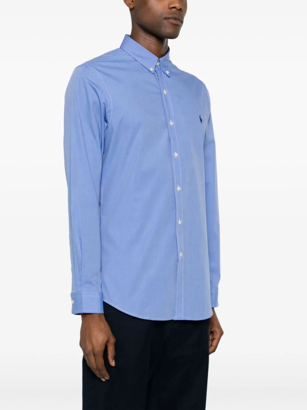 POLO RALPH LAUREN Slim-Fit Stretch Fil-à-Fil Shirt for Men