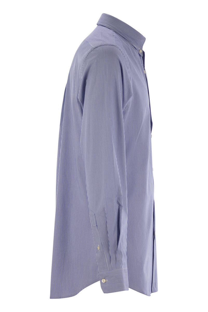 POLO RALPH LAUREN Slim-Fit Striped Stretch Poplin Shirt