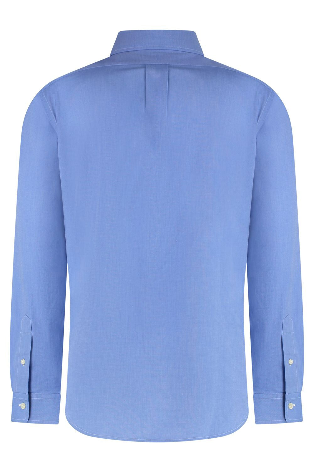 POLO RALPH LAUREN Stretch Cotton Shirt for Men - Rounded Hem