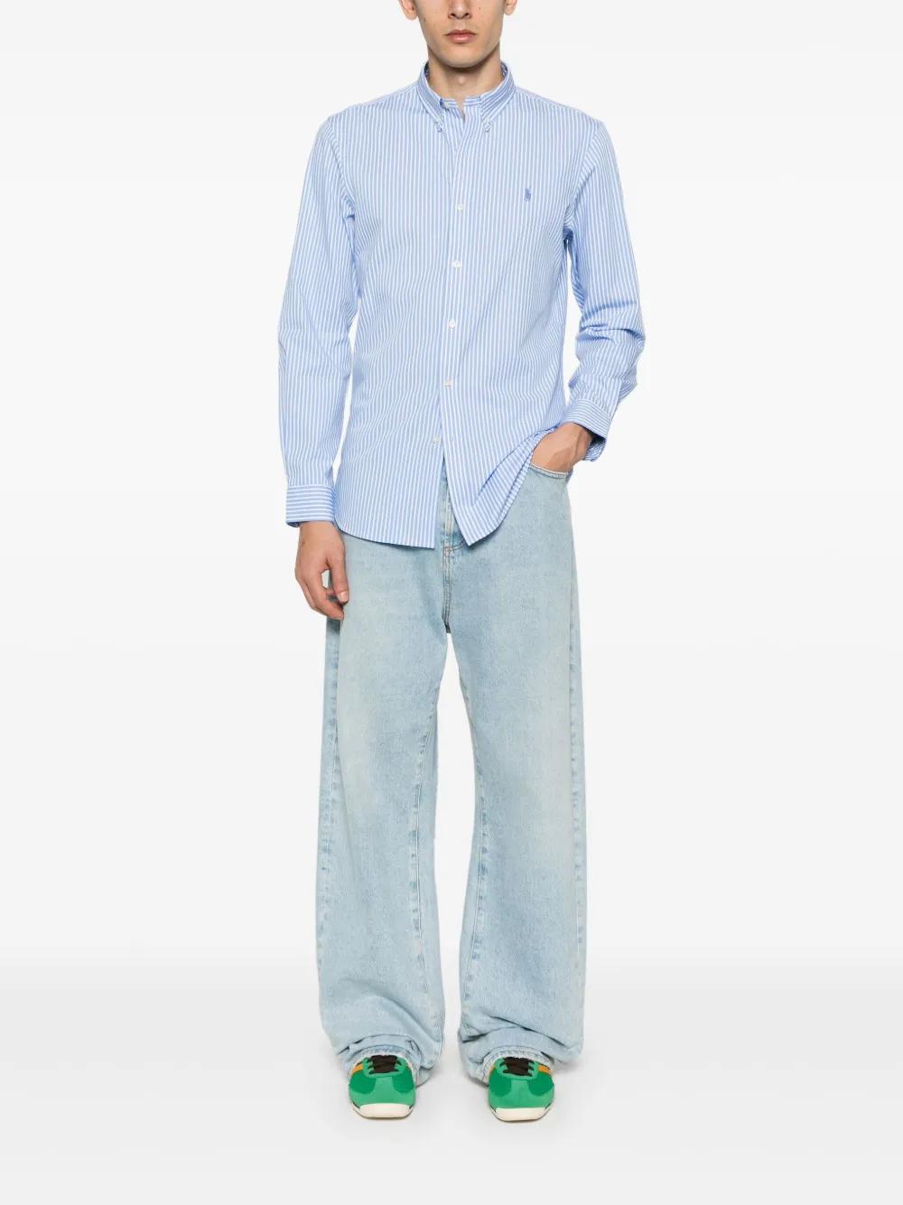 POLO RALPH LAUREN Men's Light Blue Button-Down Shirt