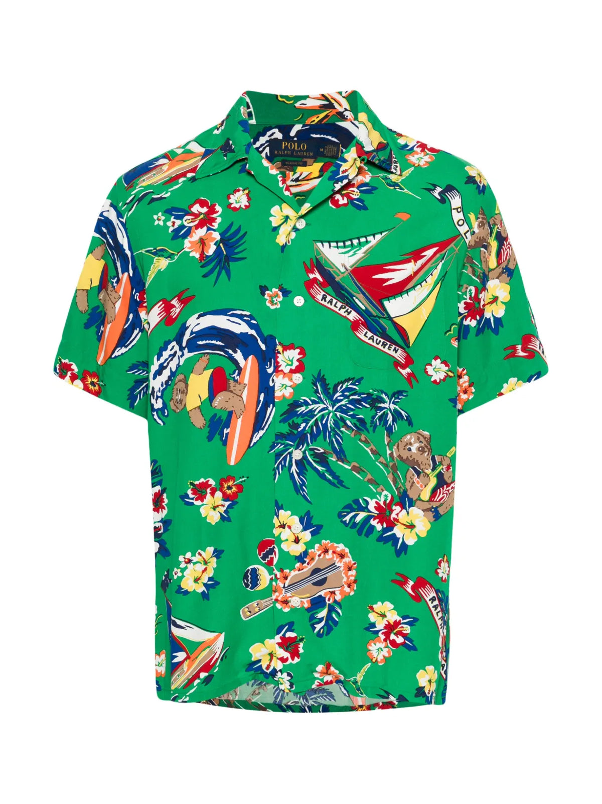 POLO RALPH LAUREN Surfer Bear Logo Short Sleeve Shirt