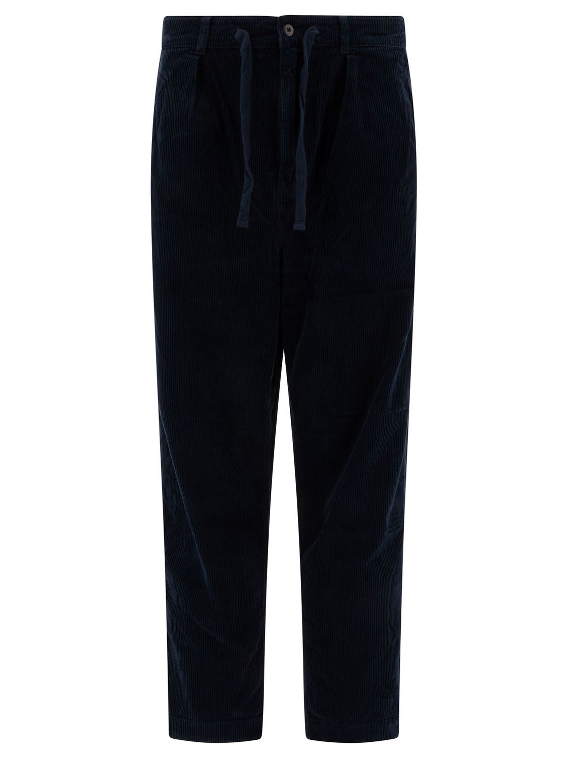 POLO RALPH LAUREN Pleated Corduroy Trousers - Regular Fit, Mid Rise