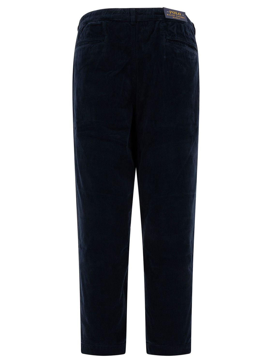 POLO RALPH LAUREN Pleated Corduroy Trousers - Regular Fit, Mid Rise