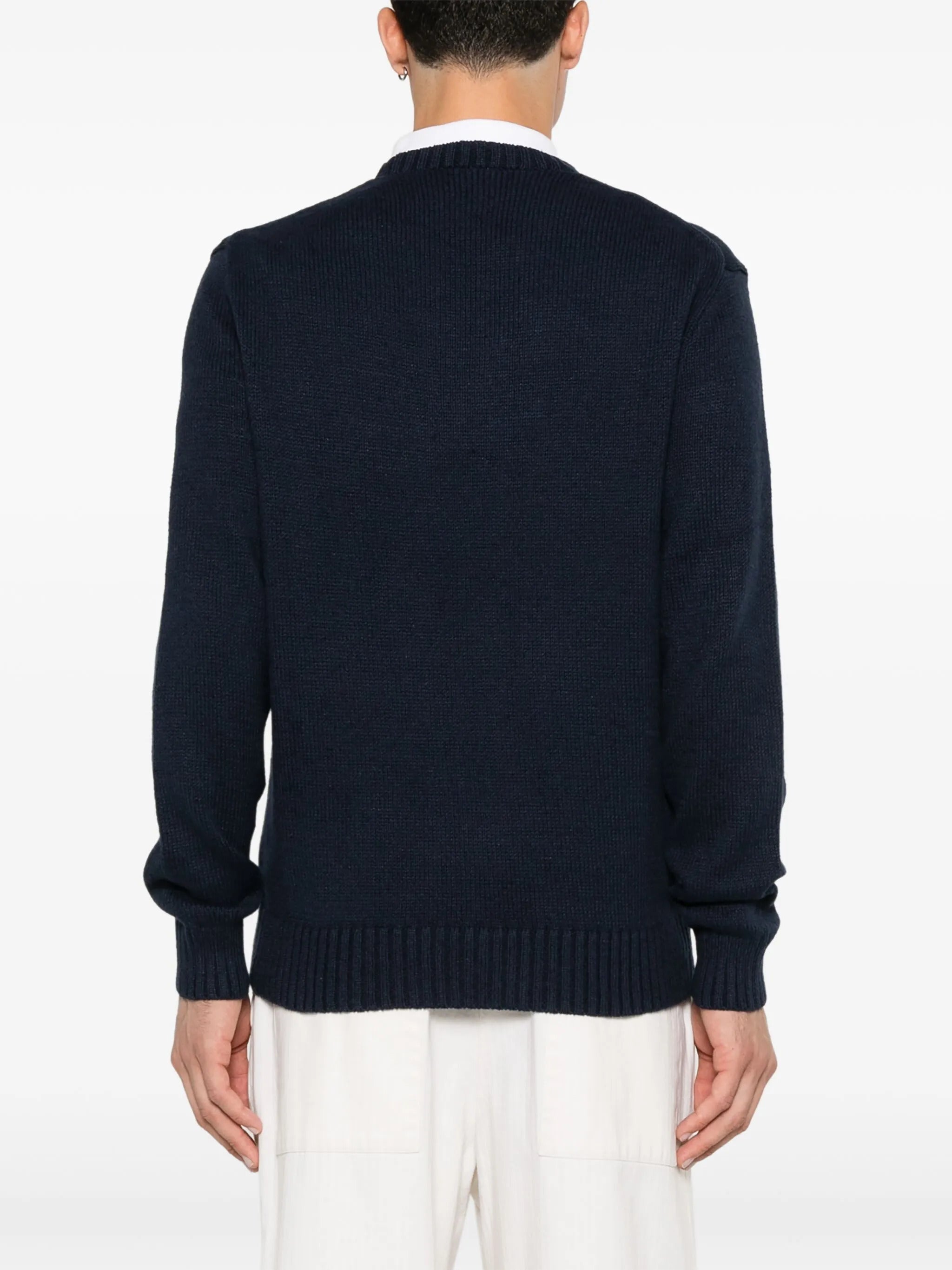 POLO RALPH LAUREN Classic Crewneck Bear Print Sweater
