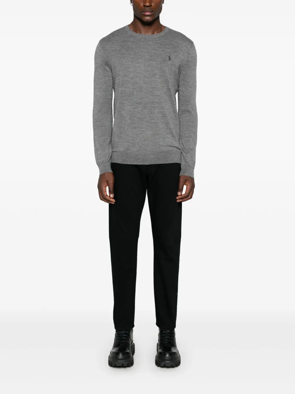 POLO RALPH LAUREN Lightweight Wool Crew-Neck Pullover for Men - FW25 Edition