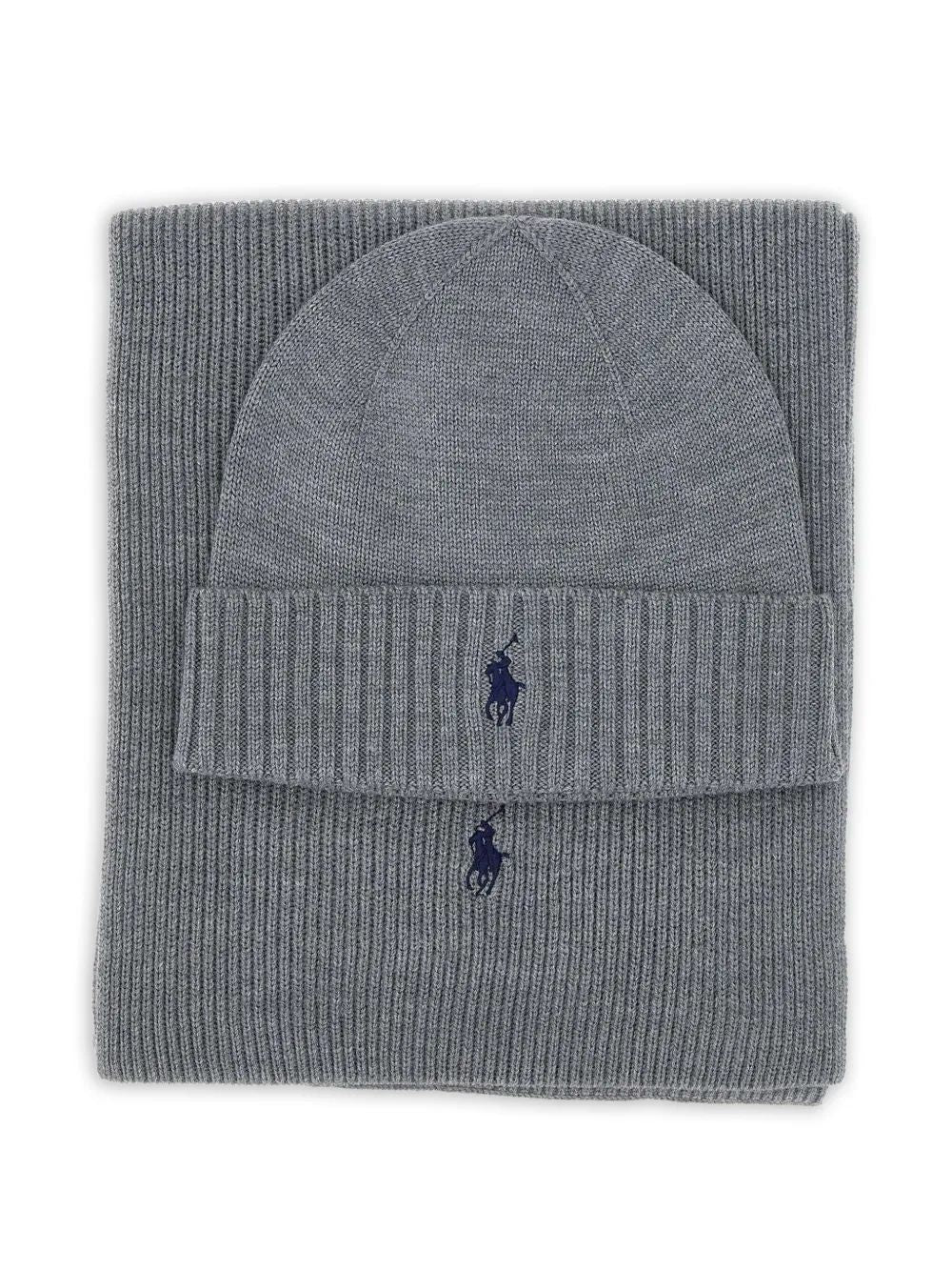 POLO RALPH LAUREN Classic Men's Hat and Scarf Gift Set