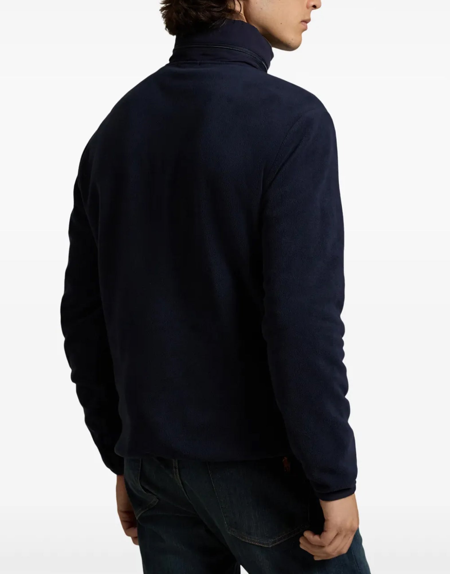 POLO RALPH LAUREN Fleece Hybrid Sweatshirt with Holiday Bear - Long Sleeve