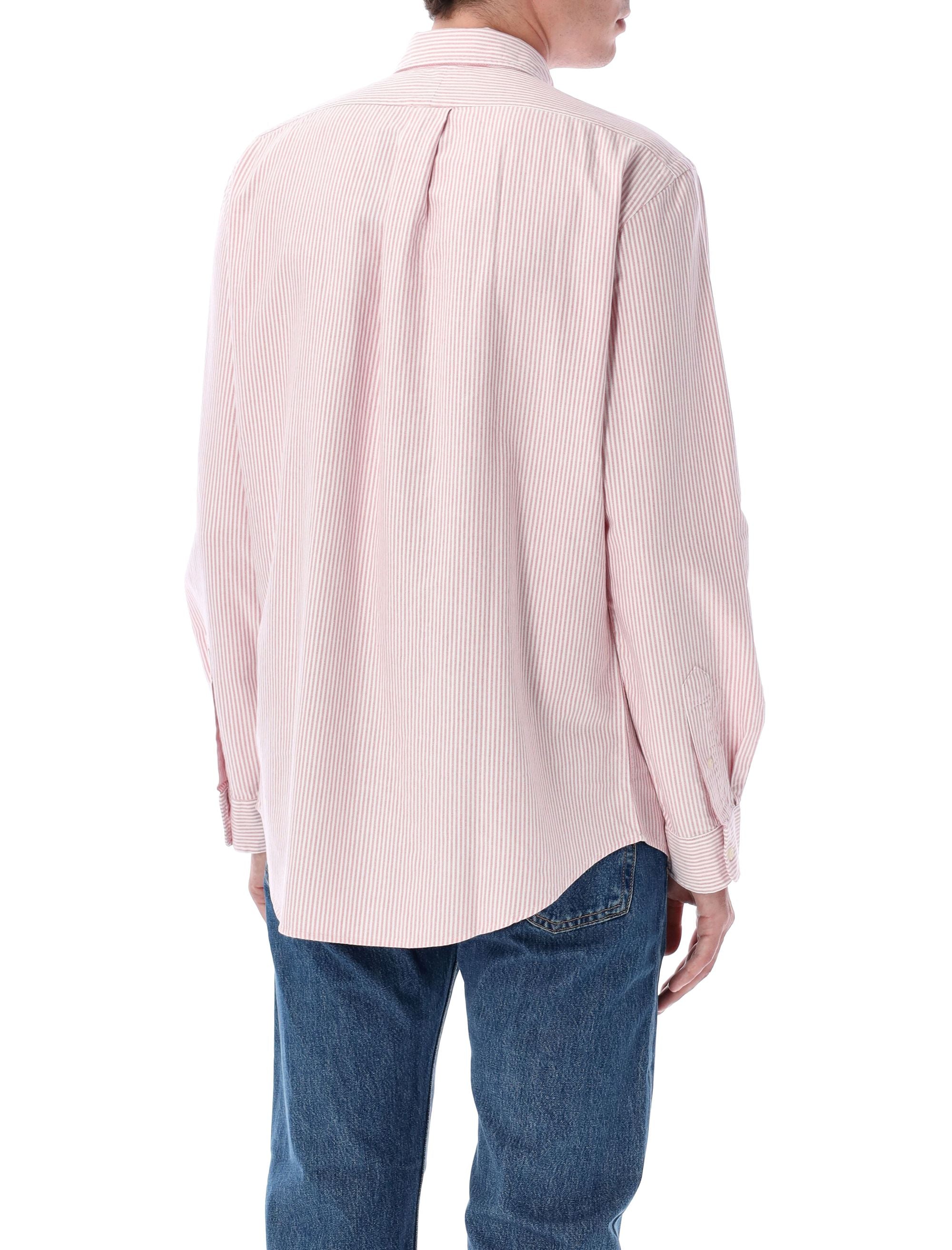 POLO RALPH LAUREN Custom Fit Striped Oxford Shirt - Size L