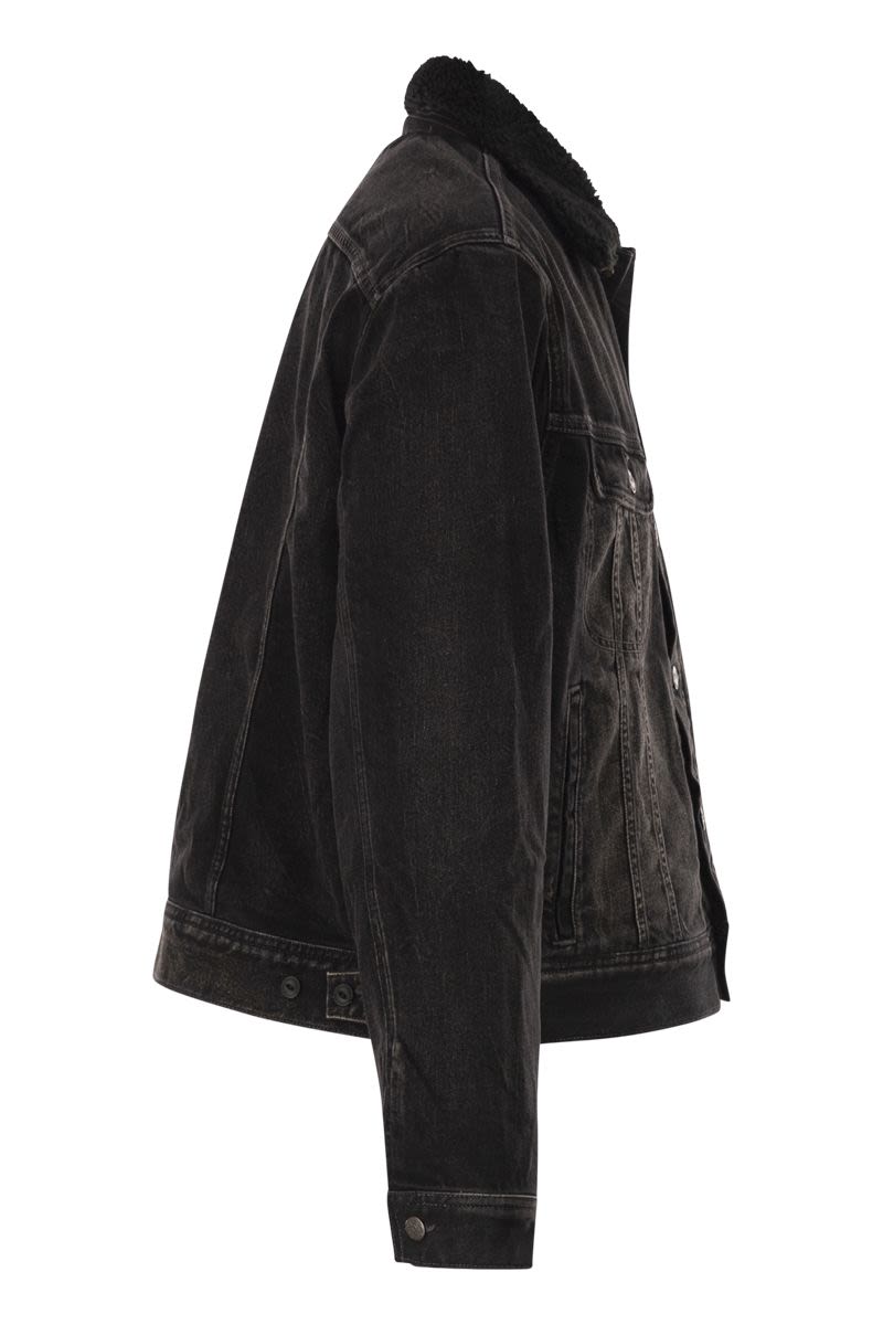 POLO RALPH LAUREN Distressed Denim Trucker Jacket for Men