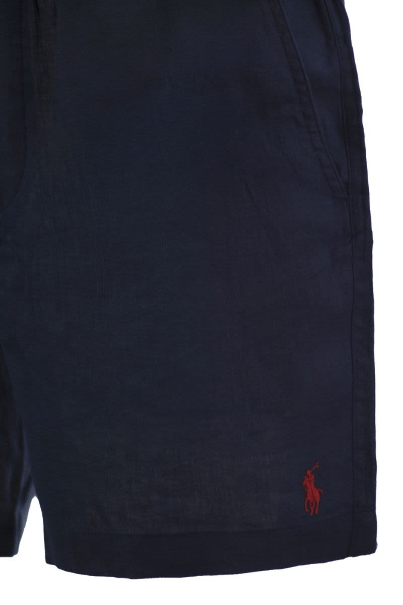 POLO RALPH LAUREN Linen Bermuda Shorts - CFPREPSTERS Flat Front