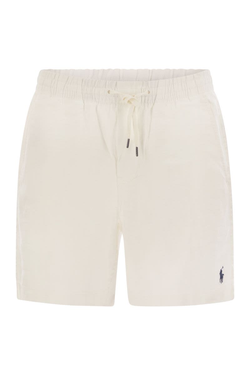 POLO RALPH LAUREN Men's Linen Bermuda Shorts - Flat Front Style