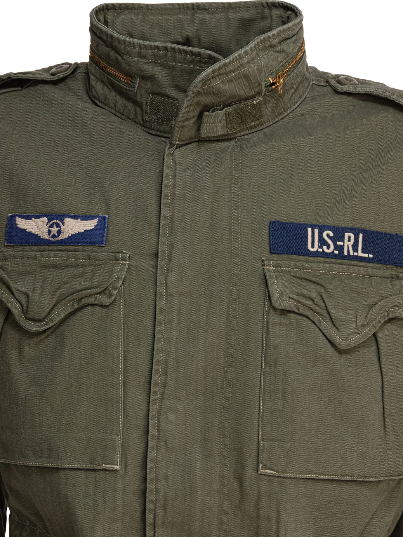 POLO RALPH LAUREN Men's Cotton Jacket with Patches