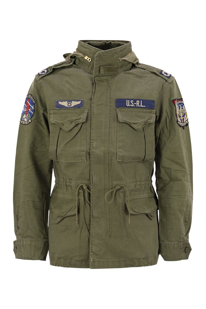POLO RALPH LAUREN The Iconic Men's Military Jacket with Logo