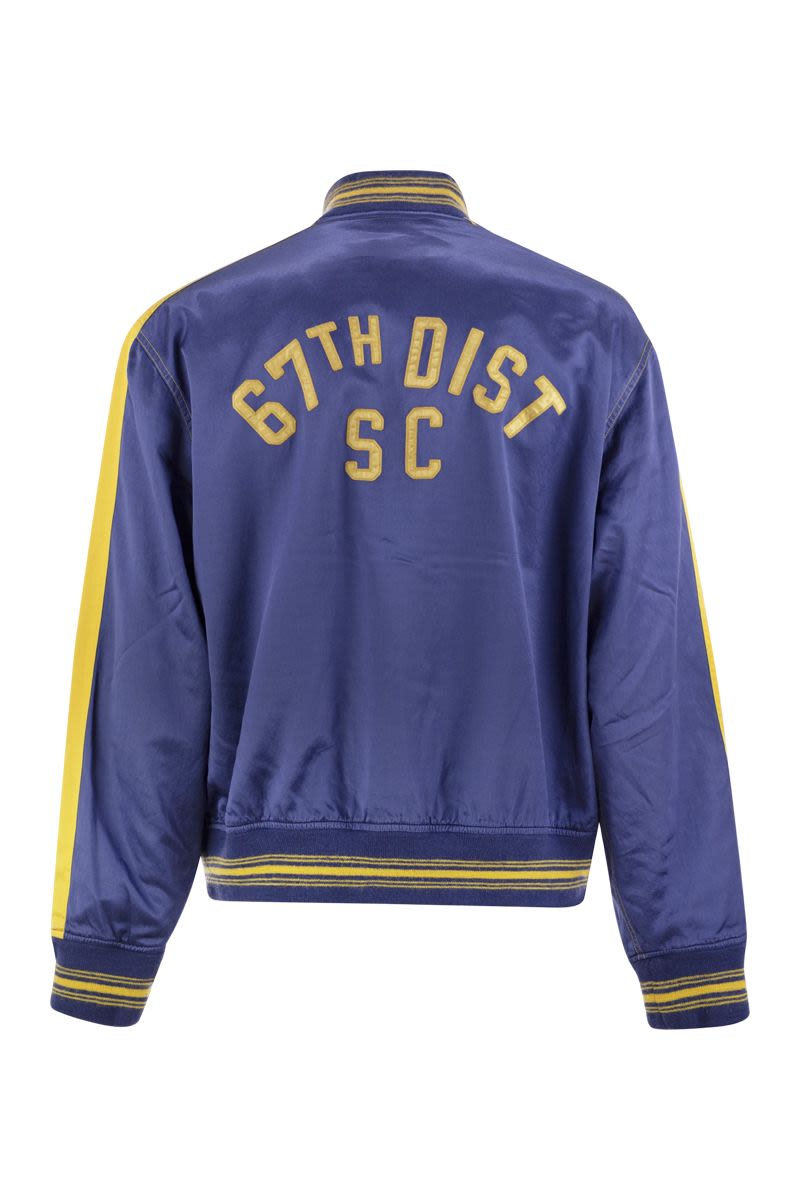 POLO RALPH LAUREN Surf-Themed Letterman Jacket for Men