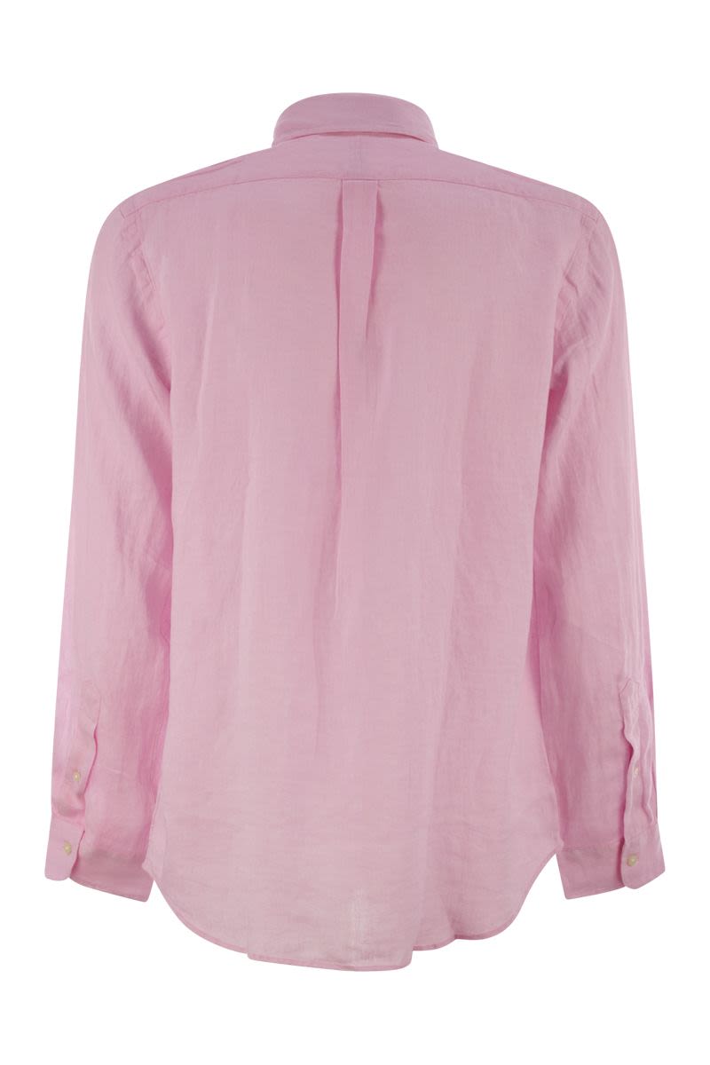 POLO RALPH LAUREN Custom-Fit Linen Shirt for Men - SS25