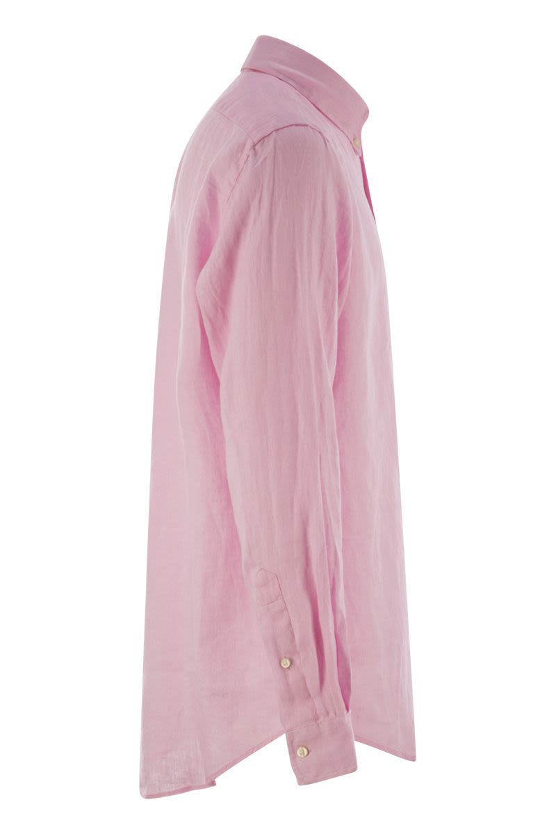 POLO RALPH LAUREN Custom-Fit Linen Shirt for Men - SS25