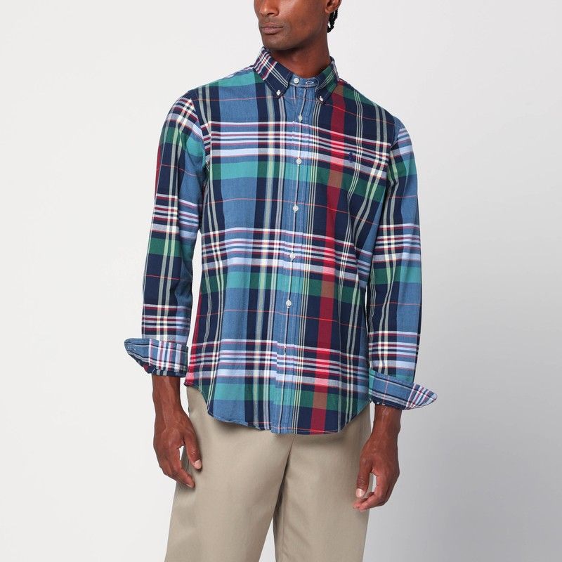 POLO RALPH LAUREN Custom-Fit Check Pattern Button-Down Shirt for Men