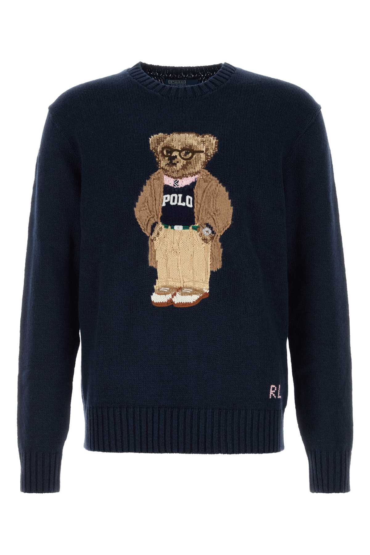 POLO RALPH LAUREN Linen Blend Long Sleeve Pullover Sweater for Men