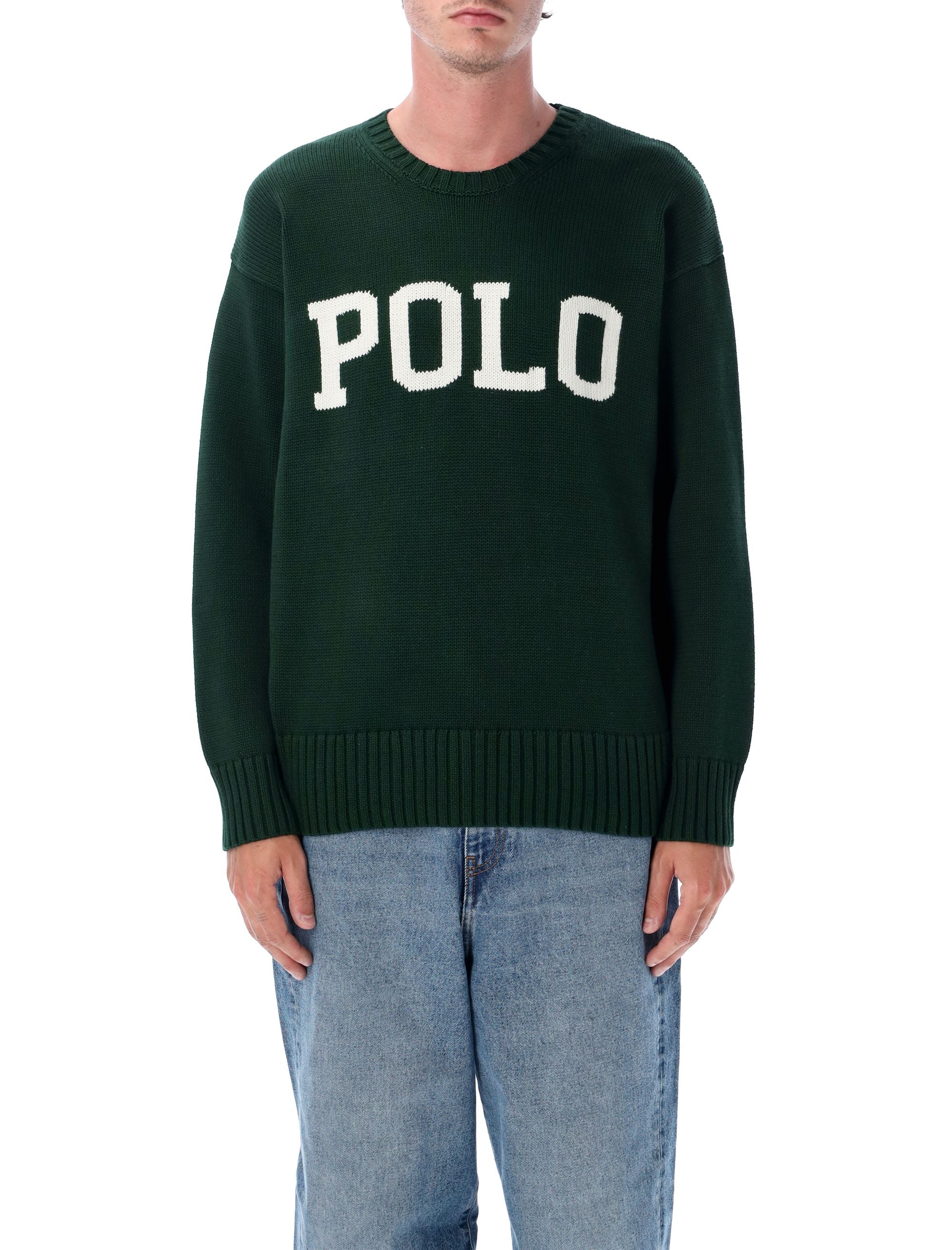 POLO RALPH LAUREN Big Fit Logo Cotton Jumper - Size L