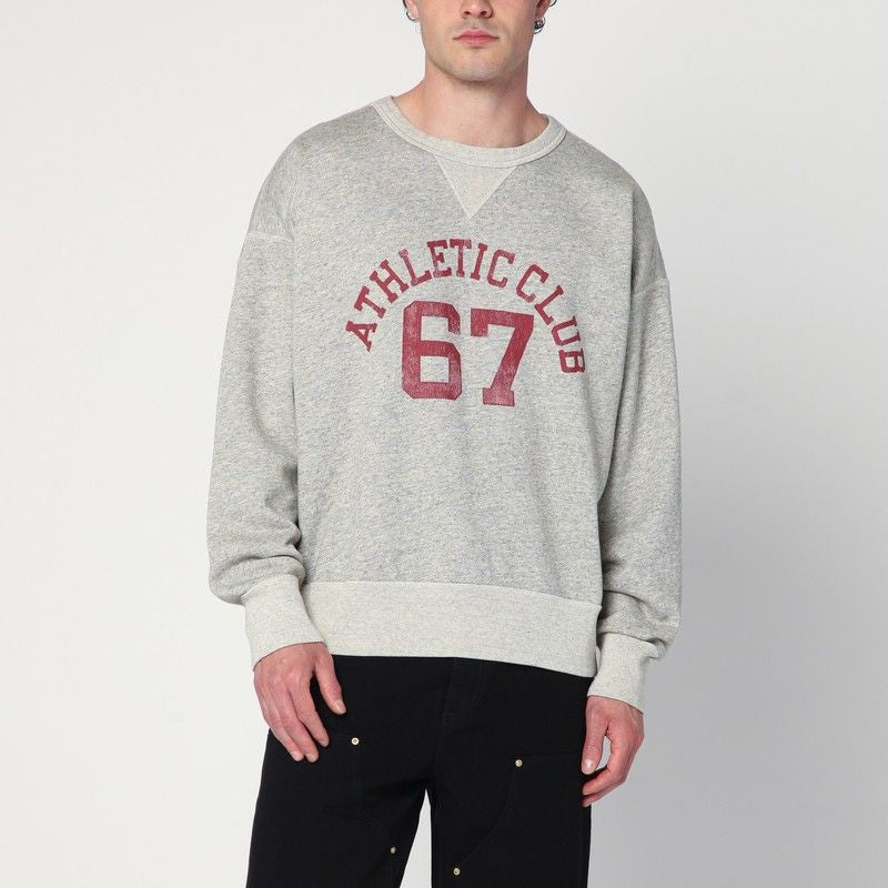 POLO RALPH LAUREN Loopback Crew Neck Sweatshirt with Graphic - Fall 2025