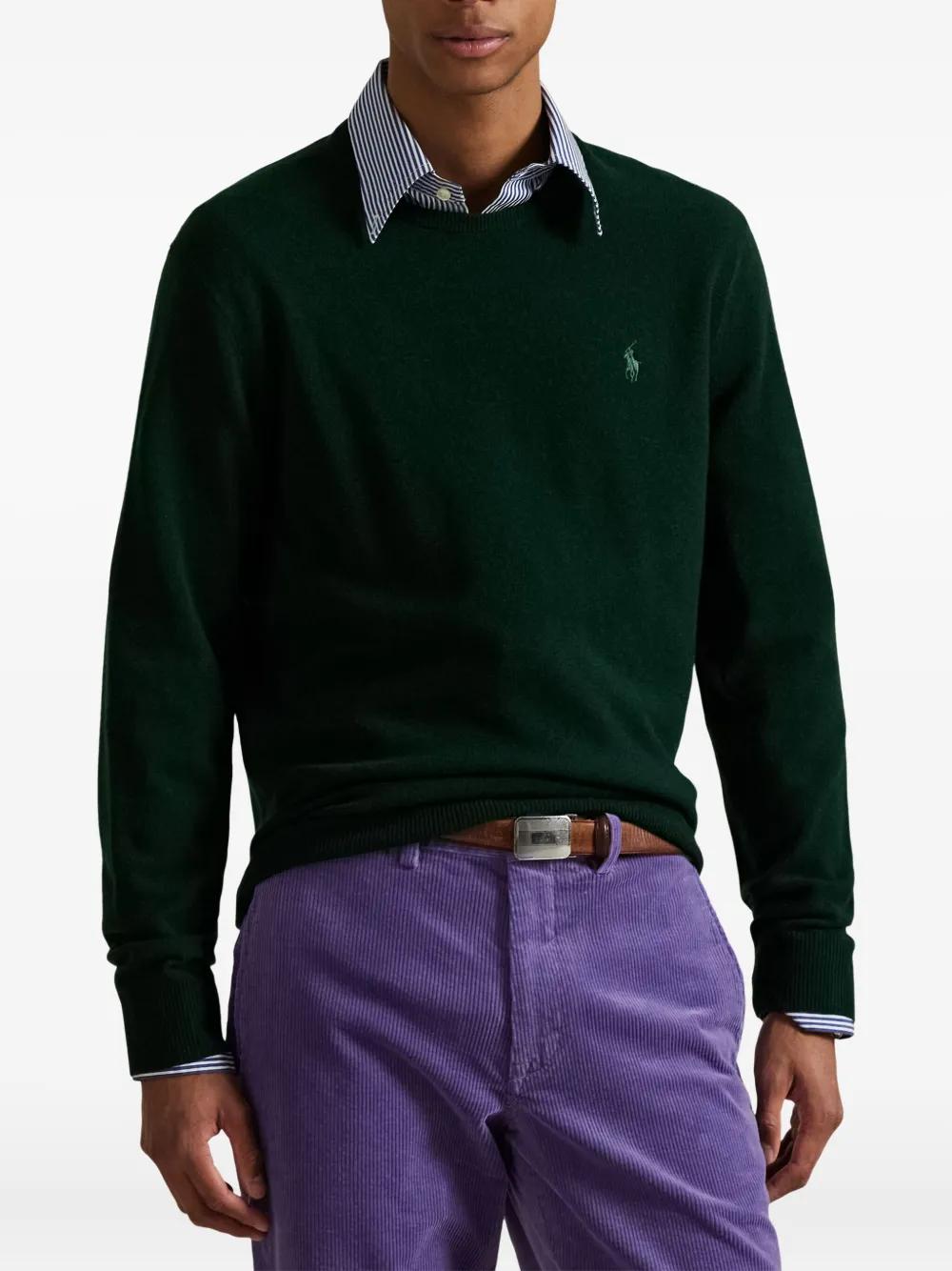 POLO RALPH LAUREN Wool Crew Neck Sweater for Men