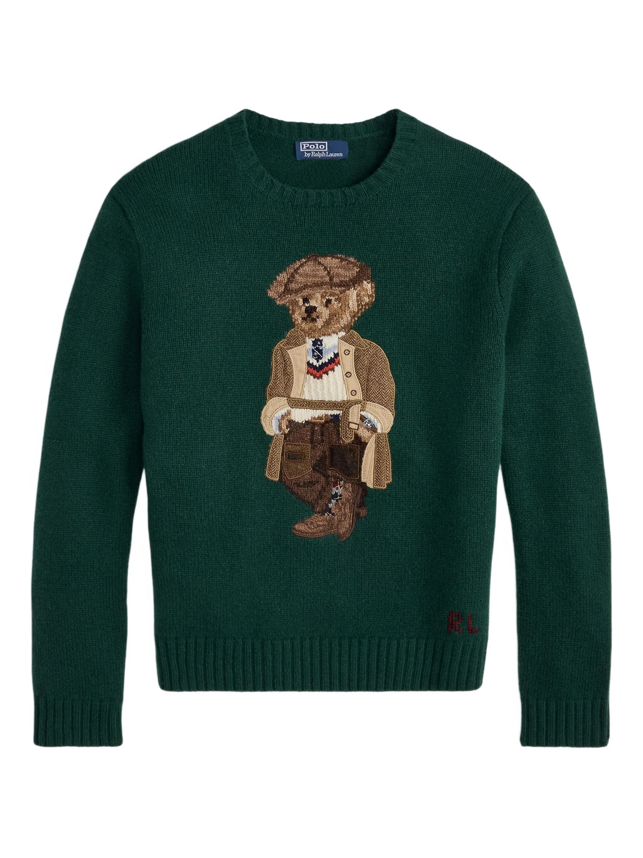 POLO RALPH LAUREN Men's Polo Bear Knit Jumper - Regular Fit