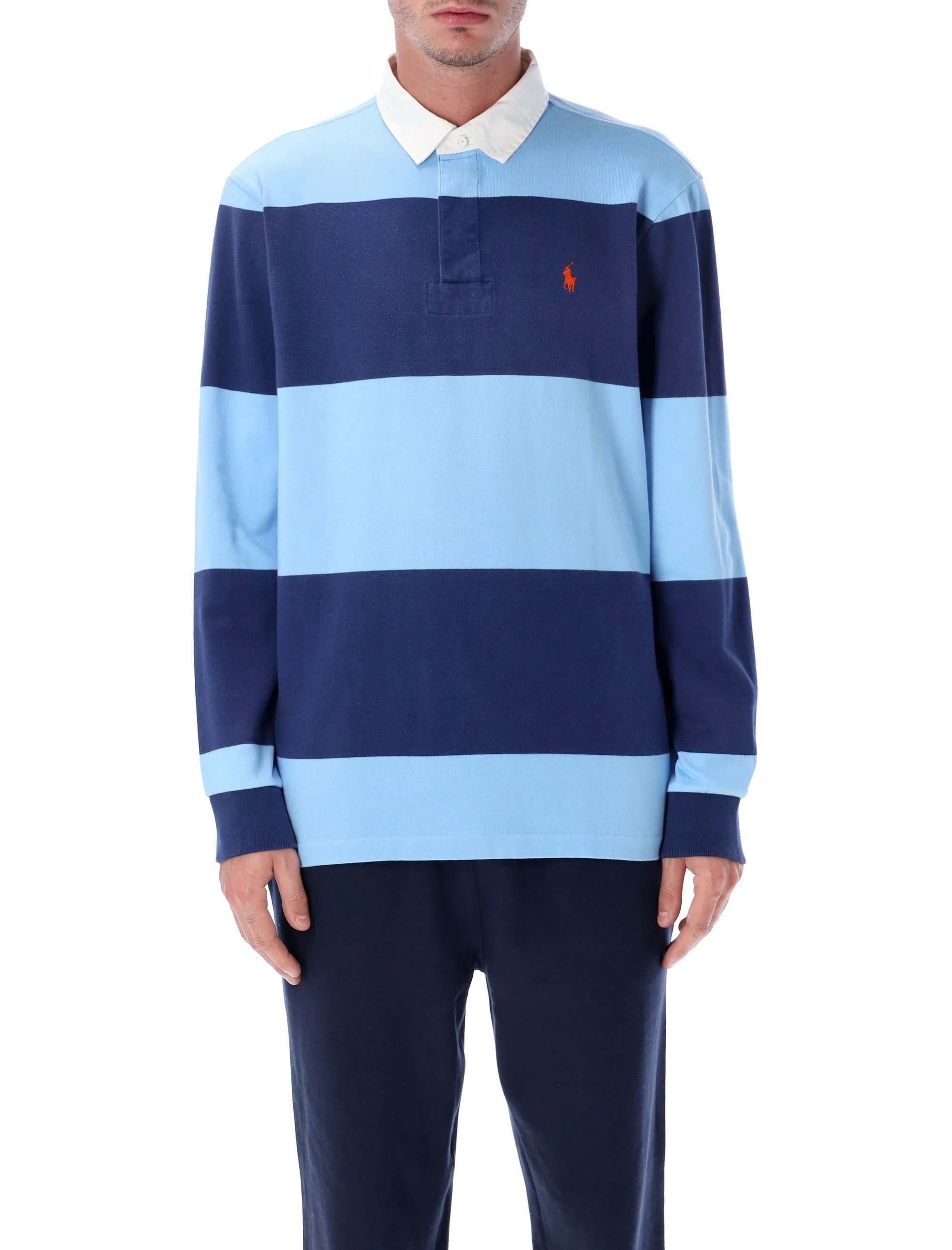 POLO RALPH LAUREN Iconic Striped Rugby Shirt - Classic Fit