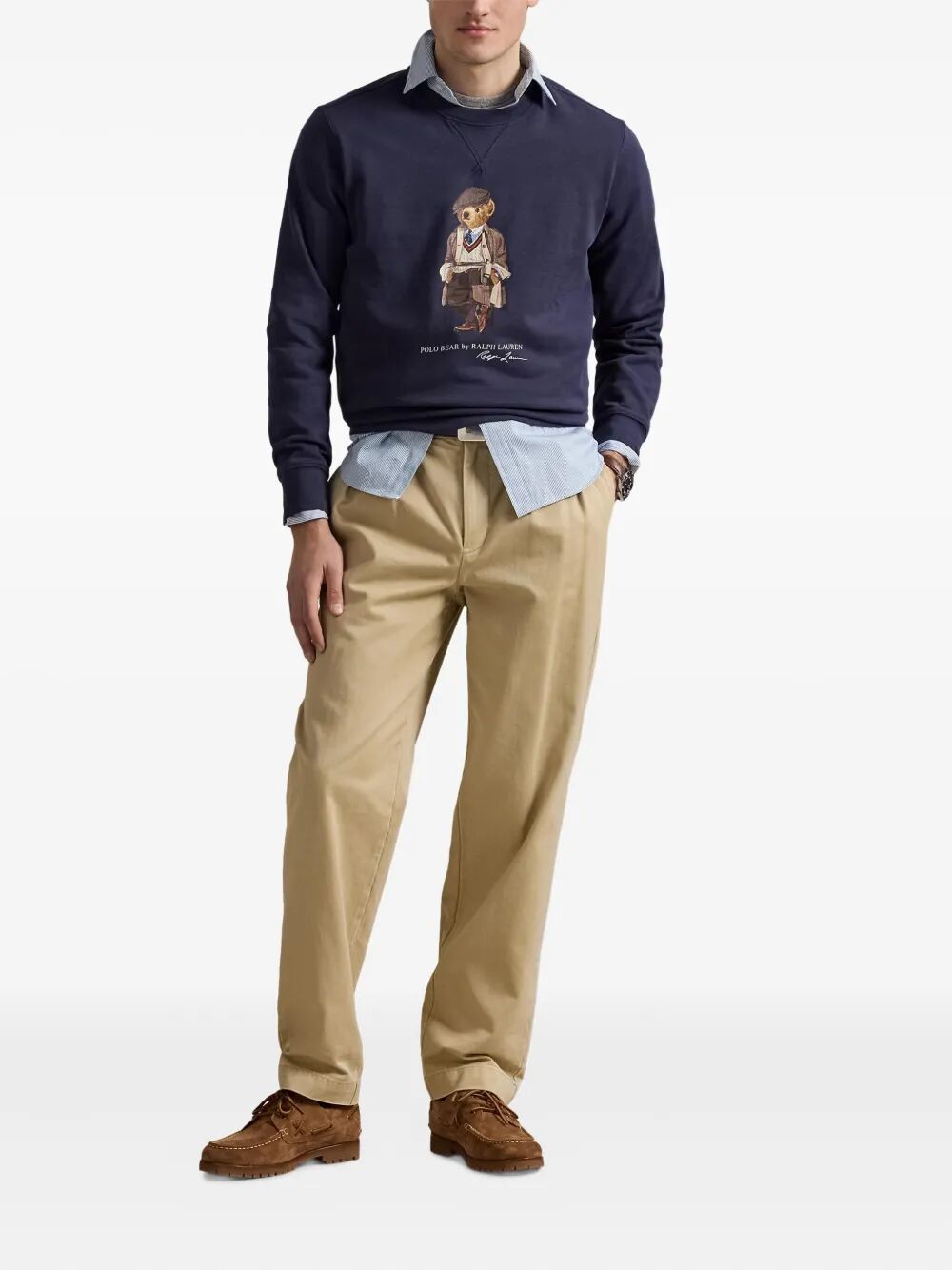 POLO RALPH LAUREN Long Sleeve Sweatshirt for Men - FW25 Collection